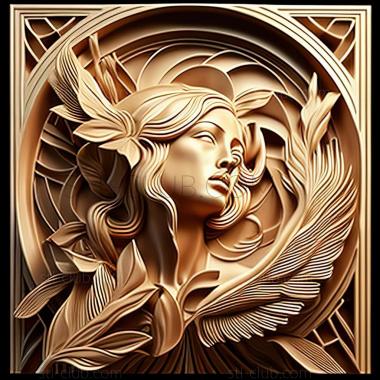 3D model art deco (STL)